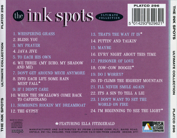 The Ink Spots : Ultimate Collection (CD, Comp)