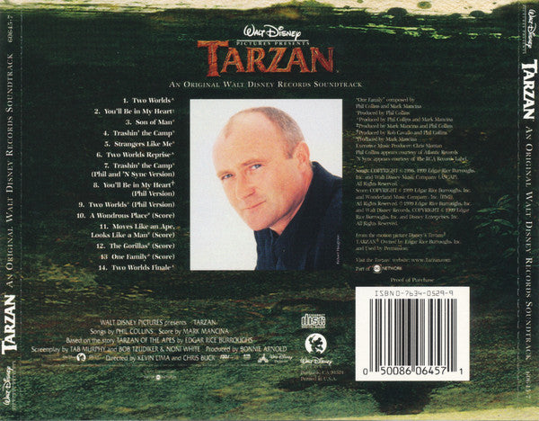 Phil Collins, Mark Mancina : Tarzan (An Original Walt Disney Records Soundtrack) (HDCD, Album)