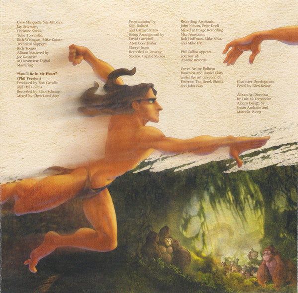 Phil Collins, Mark Mancina : Tarzan (An Original Walt Disney Records Soundtrack) (HDCD, Album)