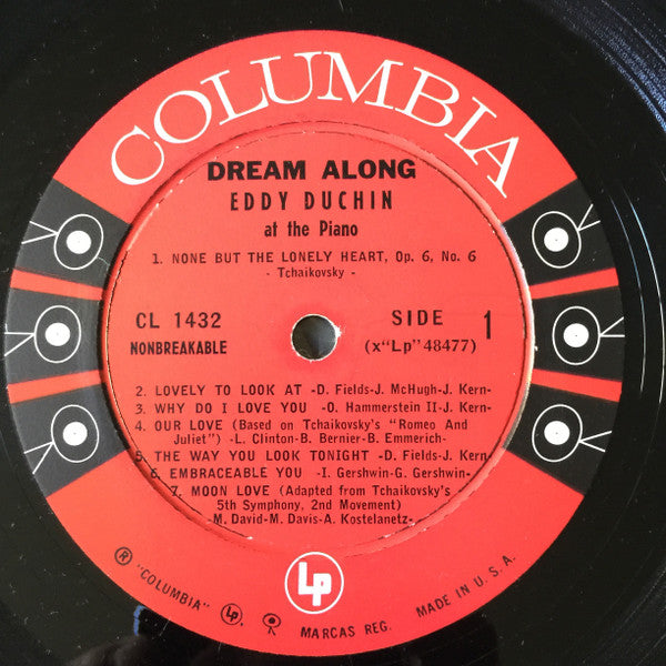 Eddy Duchin : Dream Along (LP, Comp, Mono)