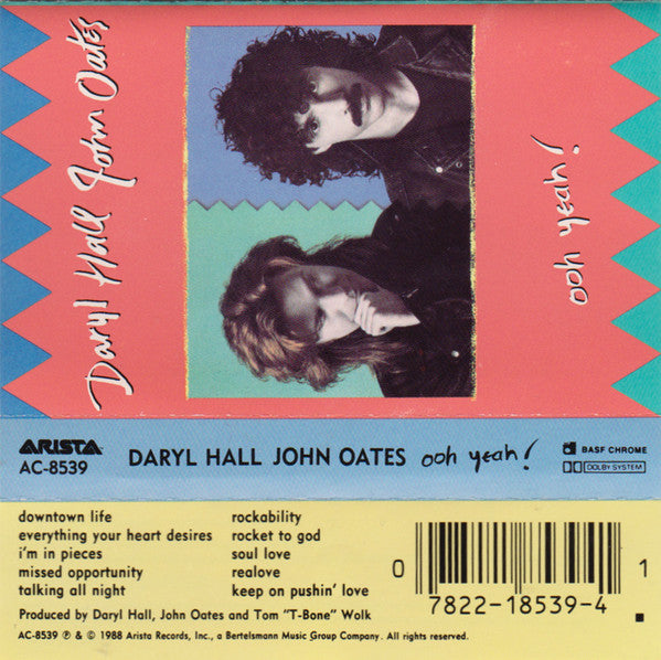 Daryl Hall & John Oates : Ooh Yeah! (Cass, Album, Dol)