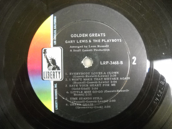 Gary Lewis & The Playboys : Golden Greats (LP, Comp, Mono, A &)