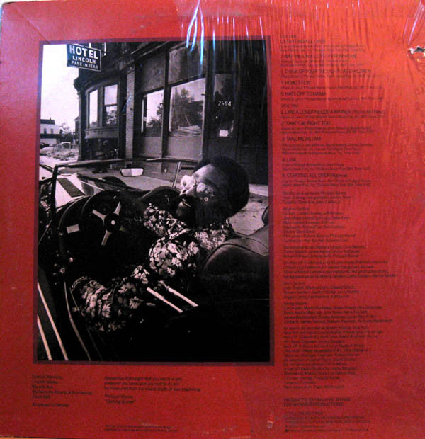 Philippe Wynne : Starting All Over (LP, Album, MO )