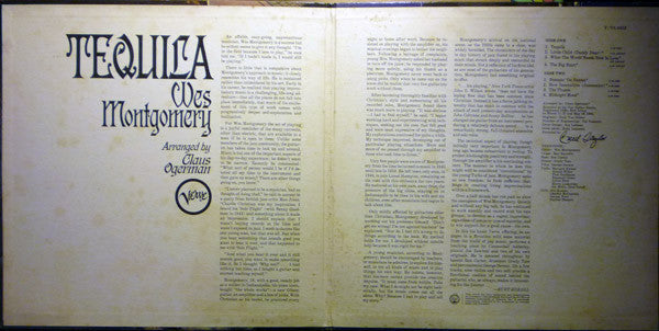 Wes Montgomery : Tequila (LP, Album, Gat)