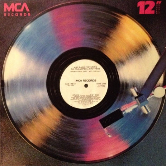 Mac Band Featuring The McCampbell Brothers : Stuck (12", Promo)