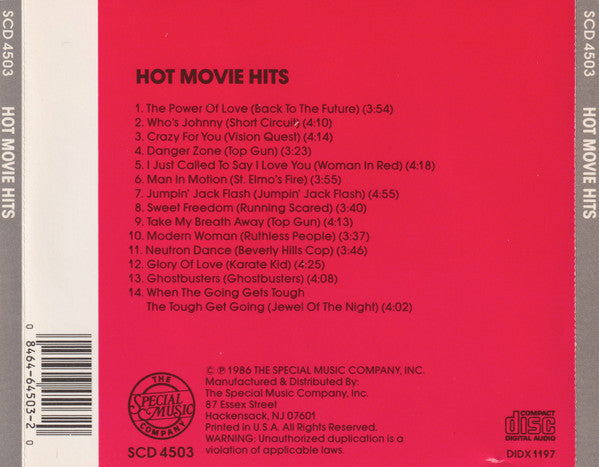 The Beat Street Band : Hot Movie Hits (CD)