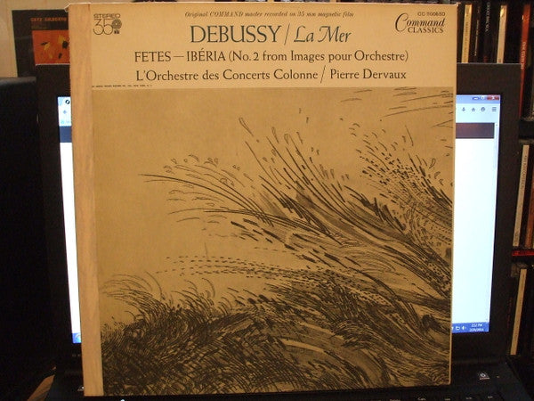 Claude Debussy, L'Orchestre De L'Association Des Concerts Colonne / Pierre Dervaux (2) : La Mer / Fetes-Iberia (No. 2 From Images Pour Orchestre) (LP, Album, Gat)