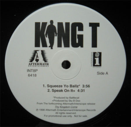 King Tee : Thy Kingdom Come (12", Promo, Smplr)