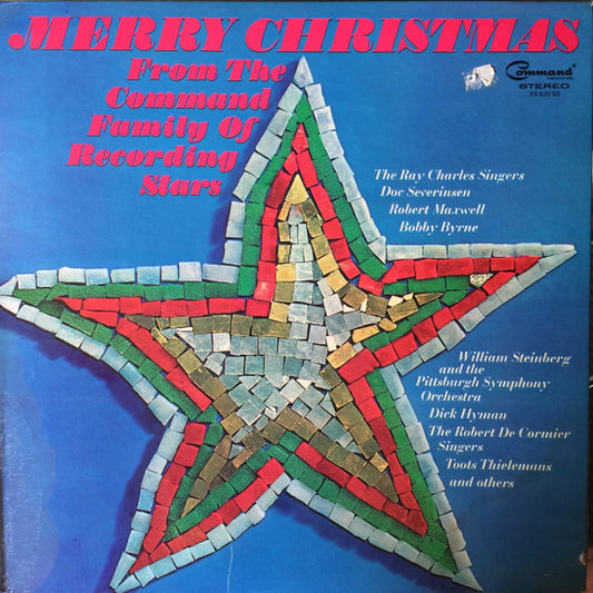 Various : Merry Christmas From The Command Family Of Recording Stars (LP, Gat)