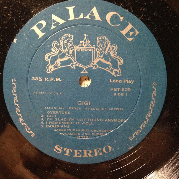 Jacques Darieux And His Orchestra : Gigi And Music Man (LP)