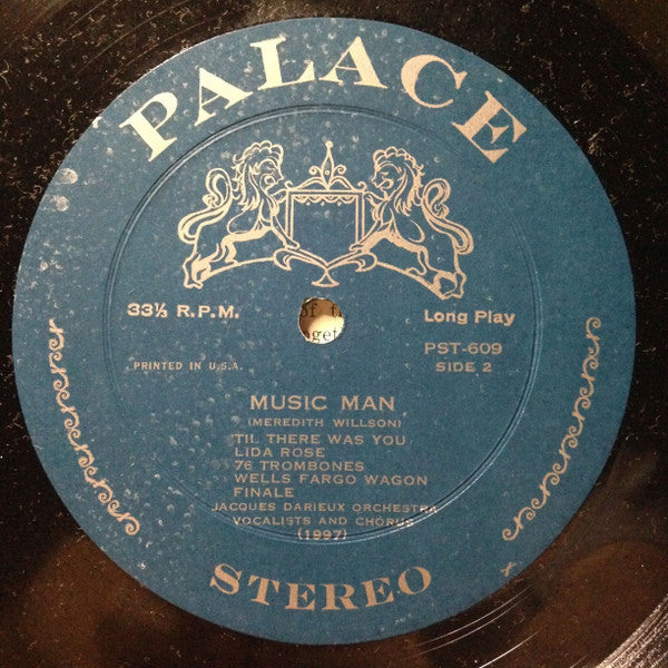 Jacques Darieux And His Orchestra : Gigi And Music Man (LP)