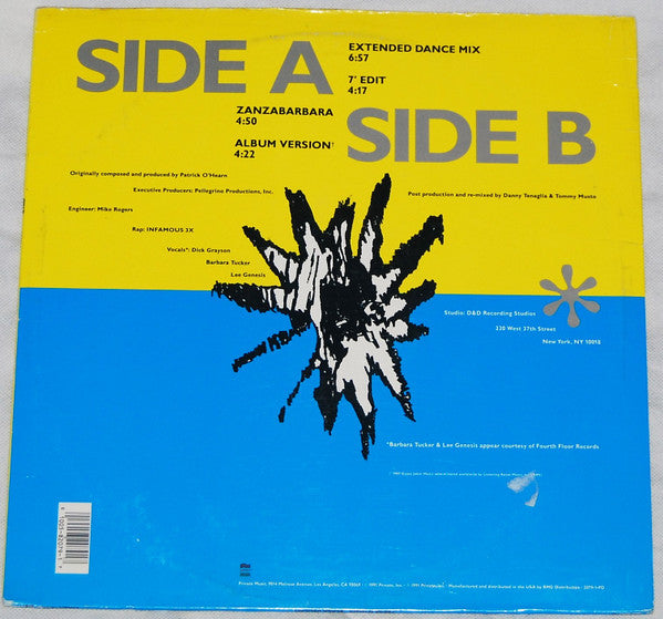 Patrick O'Hearn : Black Delilah (12")