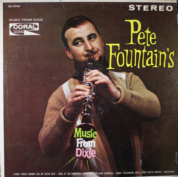 Pete Fountain : Pete Fountain's Music From Dixie (LP, Album, RP)