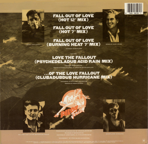 Pilot Jones : Fall Out Of Love (12")