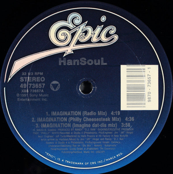 Hansoul Project : Imagination b/w Giggolo Jig (12", Single)
