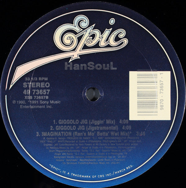 Hansoul Project : Imagination b/w Giggolo Jig (12", Single)