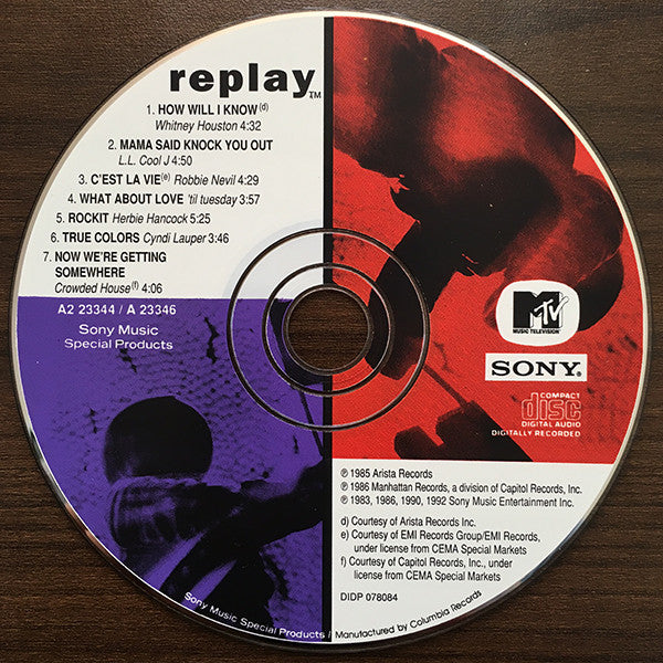 Various : MTV Replay - Music From Past MTV Video Music Awards Winners (2xCD, Comp)