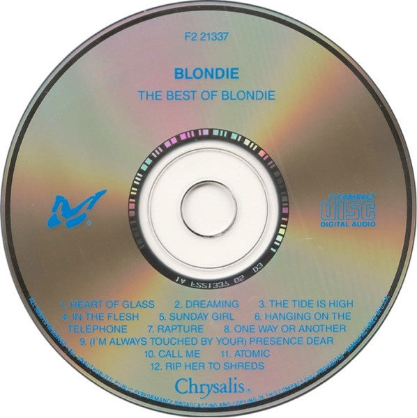 Blondie : The Best Of Blondie (CD, Comp, Club, RE)