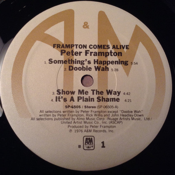 Peter Frampton : Frampton Comes Alive! (2xLP, Album, RE, B -)