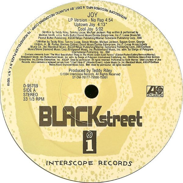 Blackstreet : Joy (12")