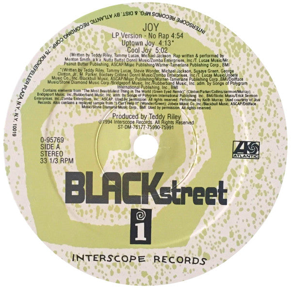 Blackstreet : Joy (12")