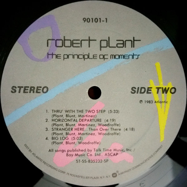 Robert Plant : The Principle Of Moments (LP, Album, SP )