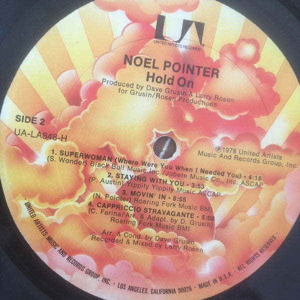 Noel Pointer : Hold On (LP, Album)