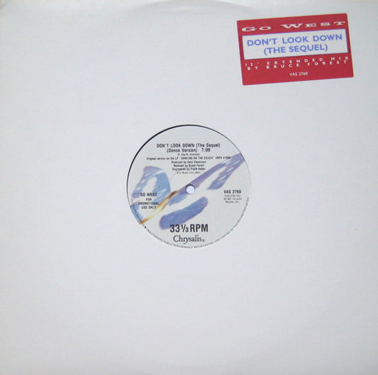 Go West : Don't Look Down (The Sequel) (12", Promo)