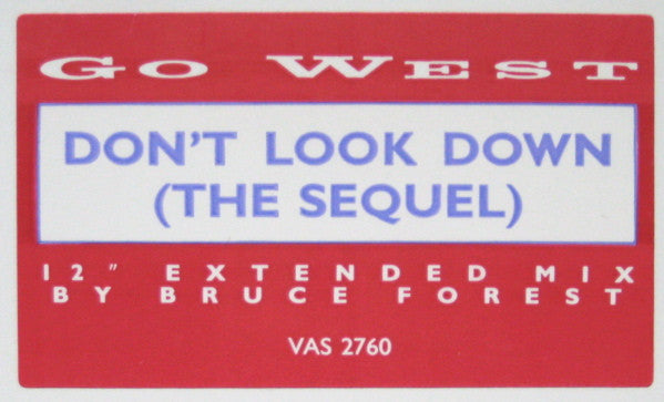 Go West : Don't Look Down (The Sequel) (12", Promo)