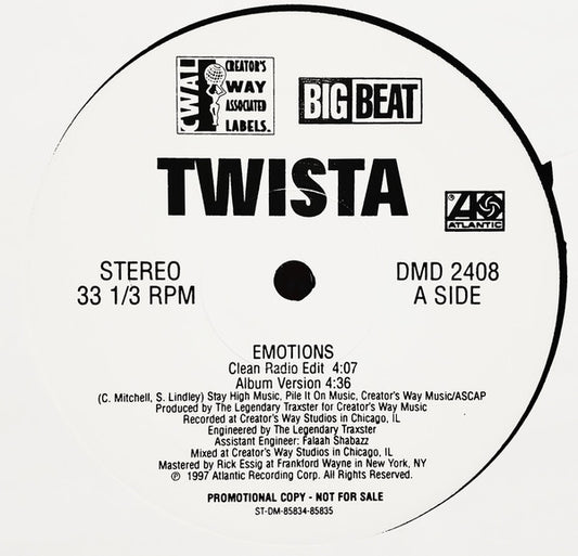 Twista : Emotions (12", Promo)