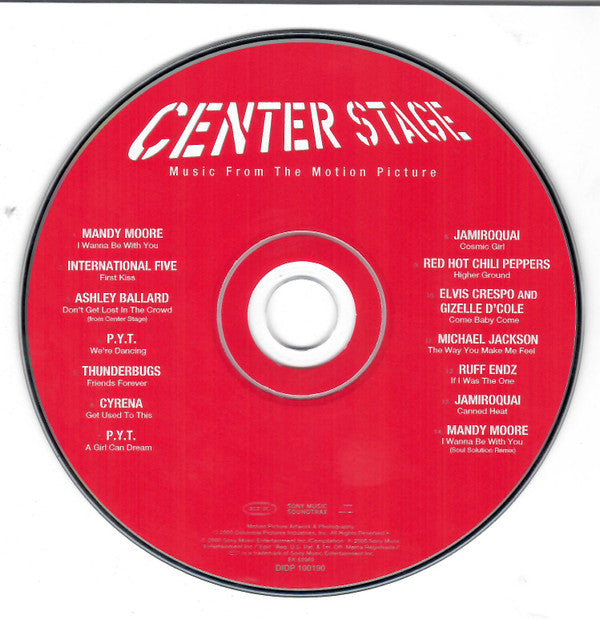 Various : Center Stage - Music From The Motion Picture (CD, Comp)