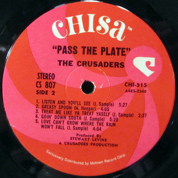 The Crusaders : Pass The Plate (LP, Album)