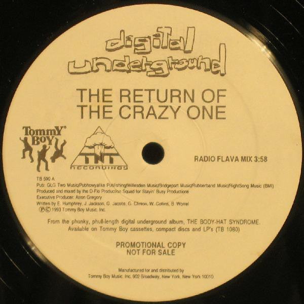 Digital Underground : The Return Of The Crazy One (12", Promo)