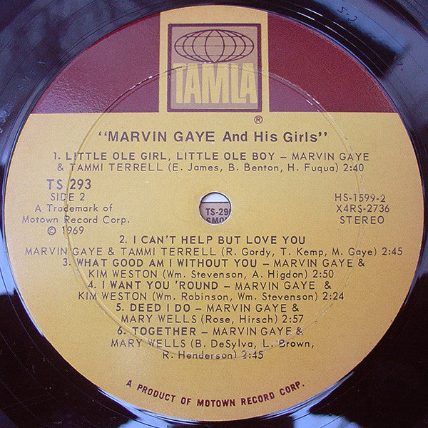 Marvin Gaye : Marvin Gaye And His Girls (LP, Comp, Ind)