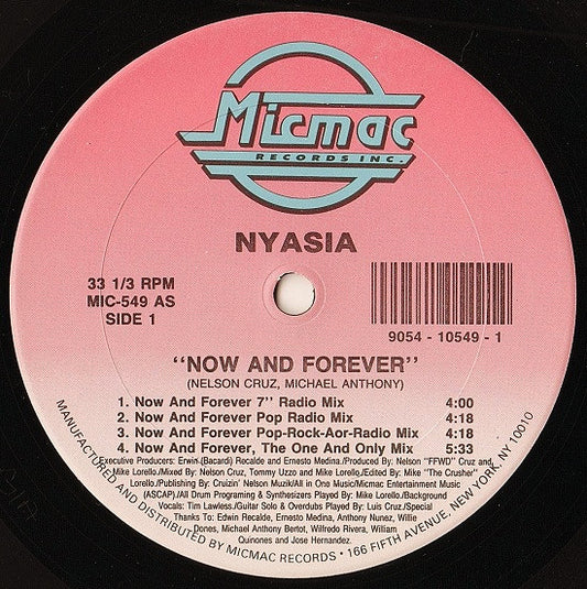 Nyasia : Now And Forever (12", Single)