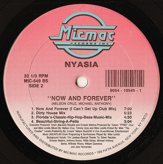 Nyasia : Now And Forever (12", Single)