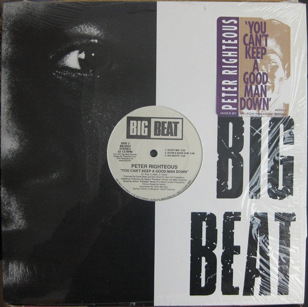 Peter Righteous : You Can't Keep A Good Man Down (12")