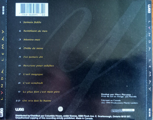 Lynda Lemay : Y (CD, Album, Club)
