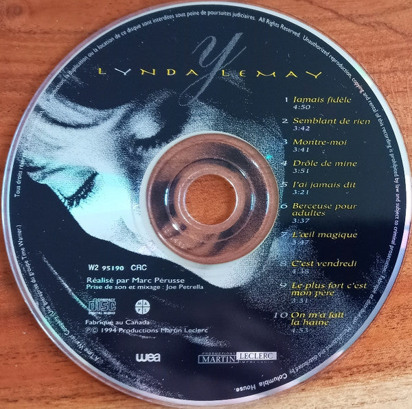 Lynda Lemay : Y (CD, Album, Club)