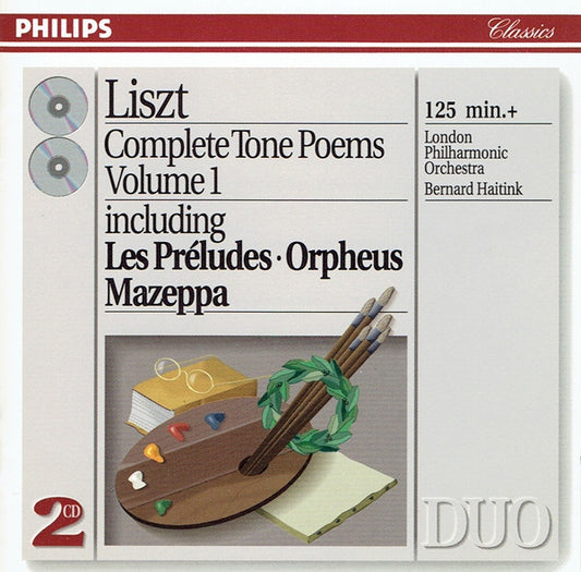 Franz Liszt, London Philharmonic Orchestra, Bernard Haitink : Complete Tone Poems Volume 1 Including Les Préludes • Orpheus • Mazeppa (2xCD, Comp, Club, RM)