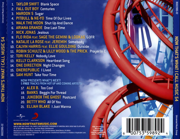 Various : Now That's What I Call Music! 54 (CD, Comp)