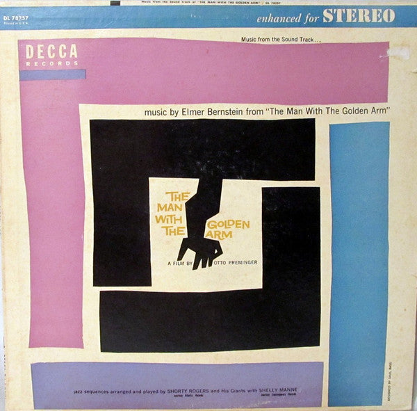 Elmer Bernstein & Orchestra : Music From The Soundtrack Of "The Man With The Golden Arm" (LP, Album)