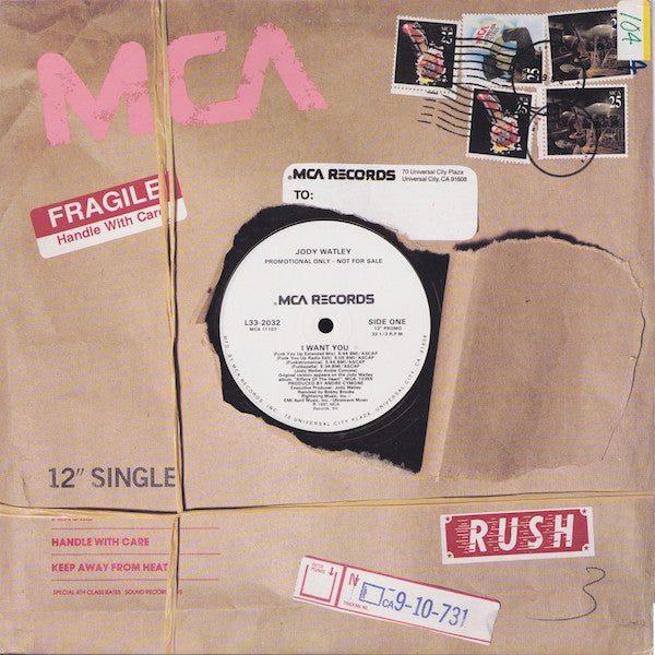 Jody Watley : I Want You (12", Promo)