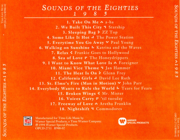 Various : Sounds Of The Eighties 1985 (CD, Comp)