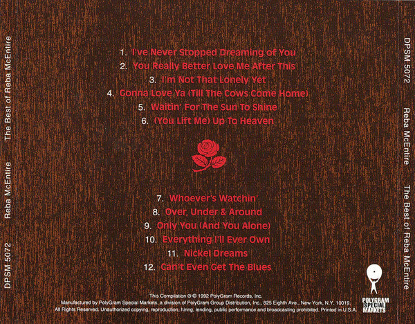 Reba McEntire : The Best Of Reba McEntire (CD, Comp)