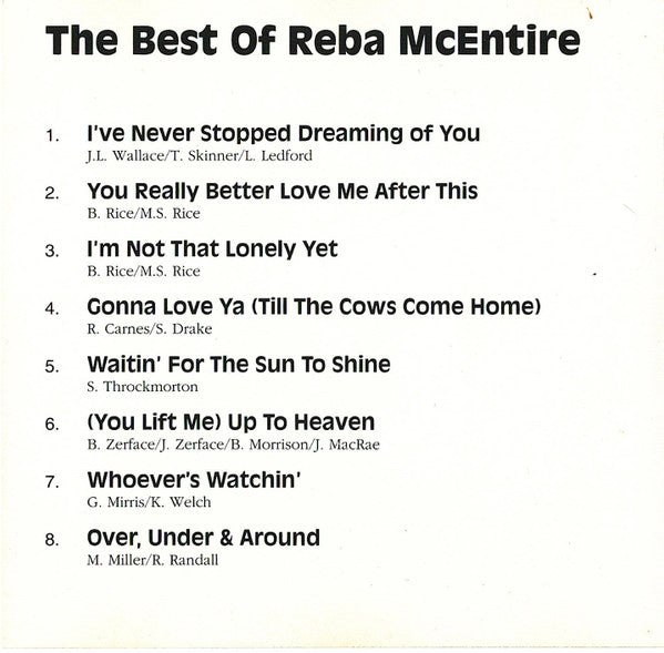 Reba McEntire : The Best Of Reba McEntire (CD, Comp)