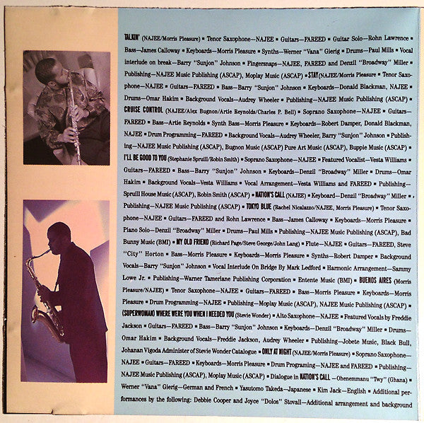 Najee : Tokyo Blue (CD, Album, Club, CRC)