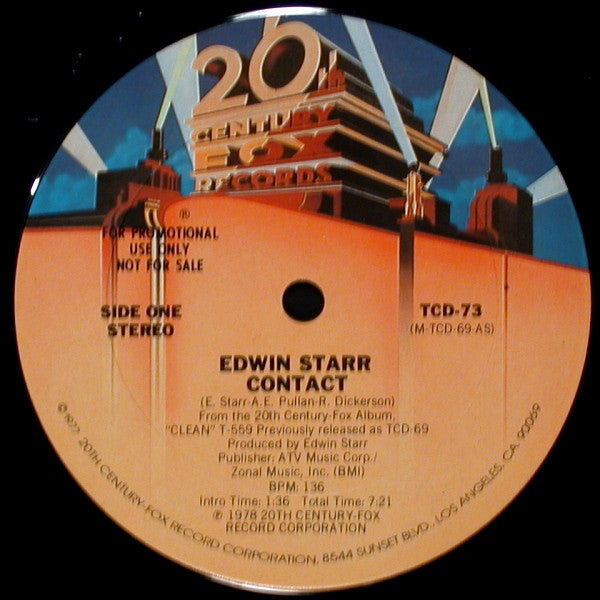 Gene Chandler / Edwin Starr : Get Down / Contact (12", Promo)