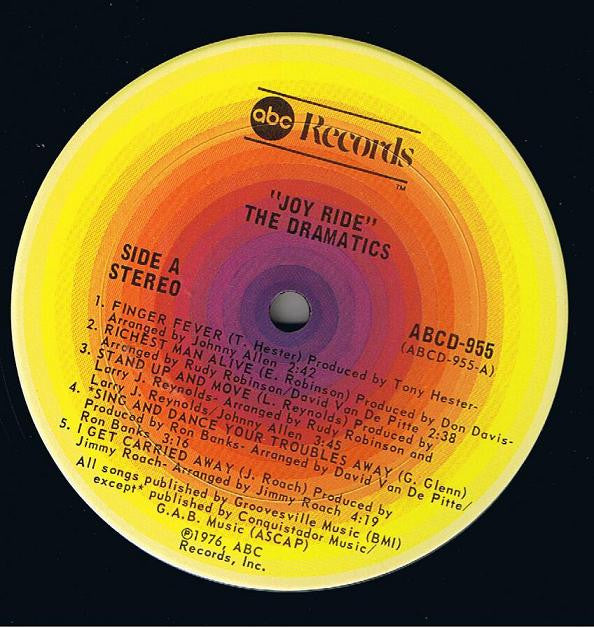 The Dramatics : Joy Ride (LP, Album, Kee)