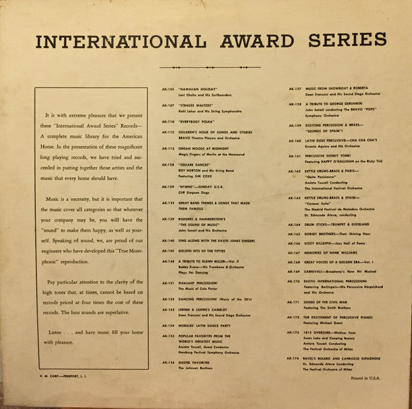 Billy Franklin : The Golden Horn Of Billy Franklin (LP, Album, Mono)